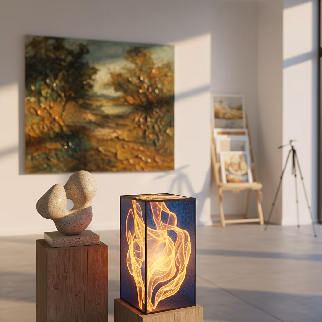 8 Künstler - 8 Welten: Öl, Aquarell, Skulptur, Mixed Media, Fotografie und Lichtobjekt