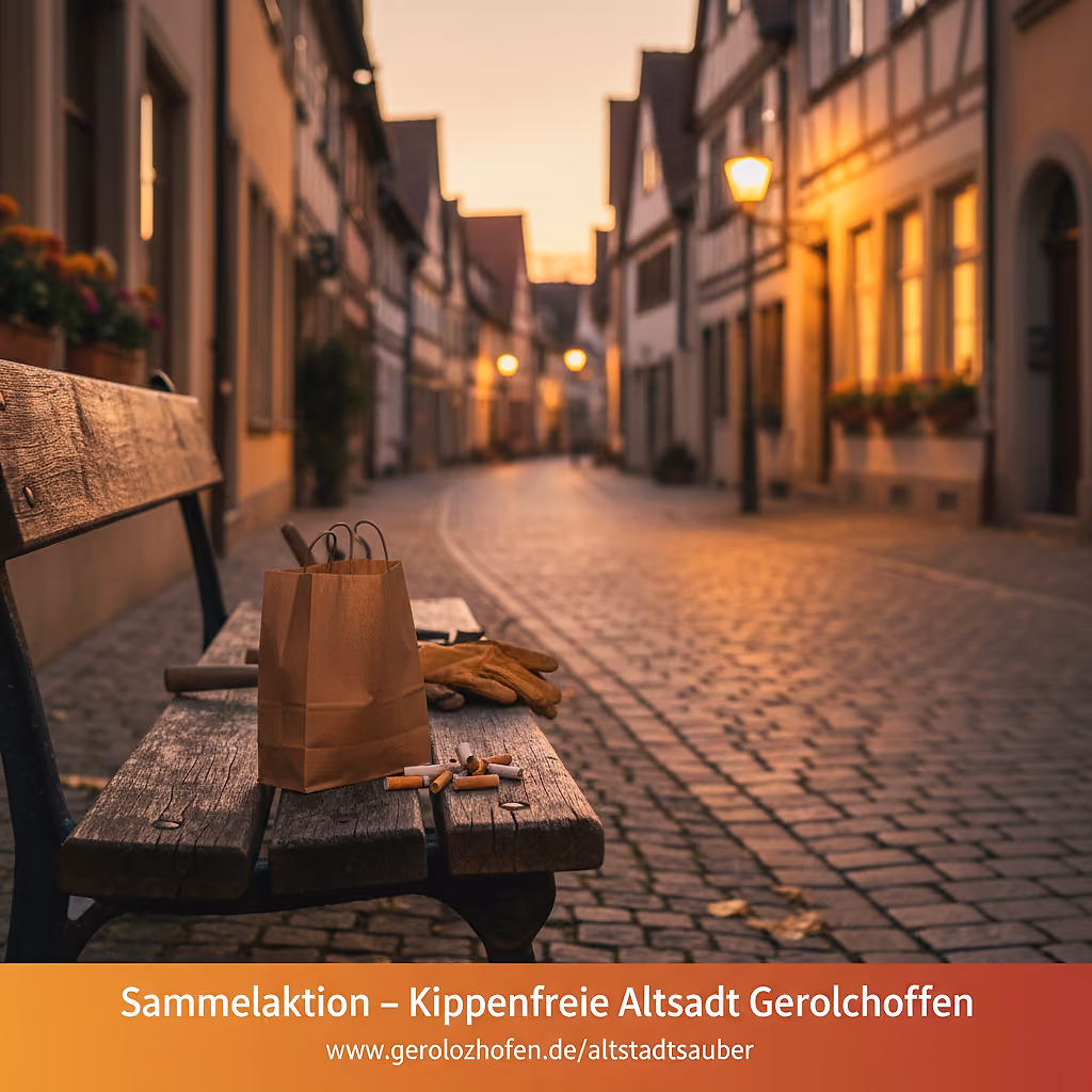 Sammelaktion – Kippenfreie Altstadt Gerolzhofen