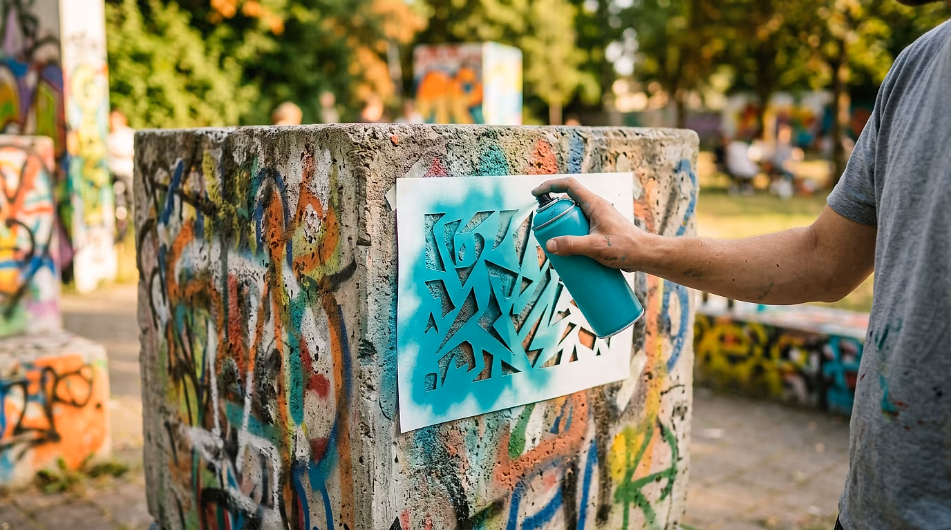 Graffiti-Cubes | Sprayen in Schweinfurt