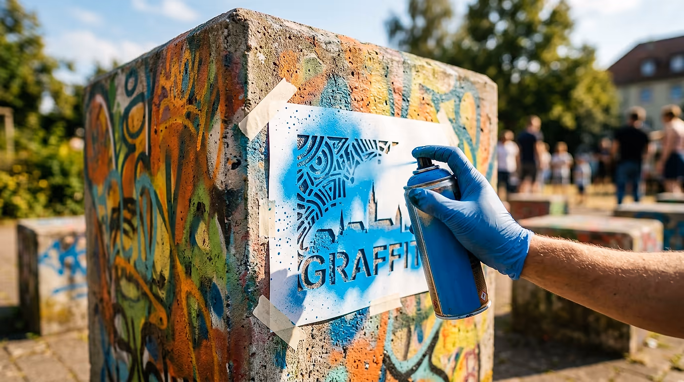 Graffiti-Cubes | Sprayen in Schweinfurt
