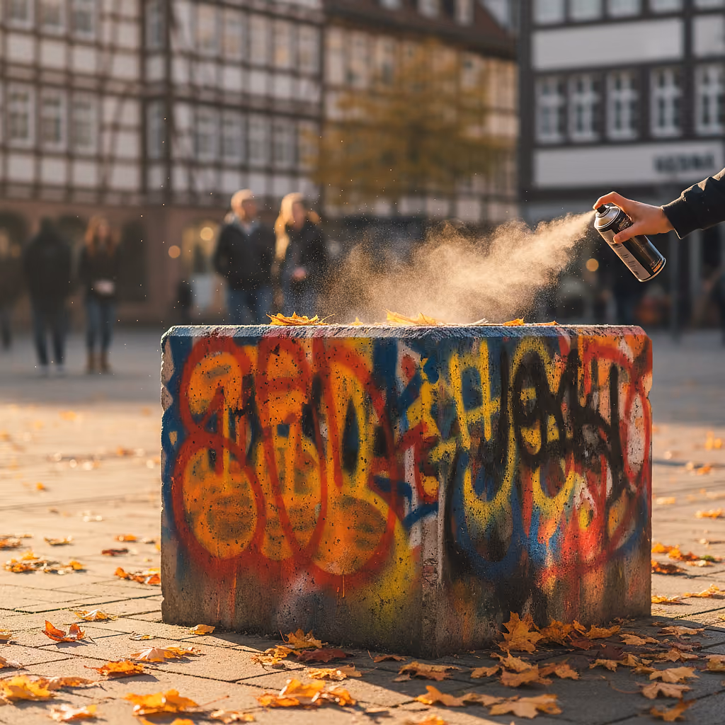Graffiti-Cubes | Sprayen in Schweinfurt