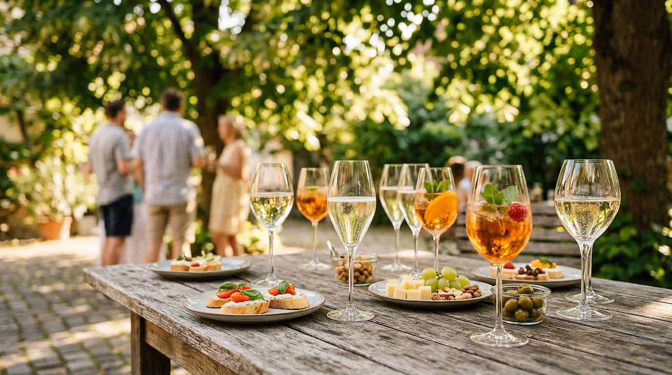Alkoholfreies Wein-Tasting