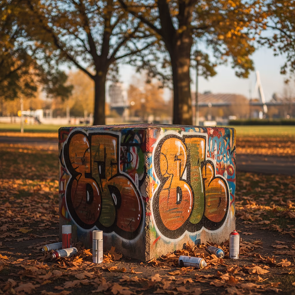 Graffiti-Cubes | Sprayen in Schweinfurt