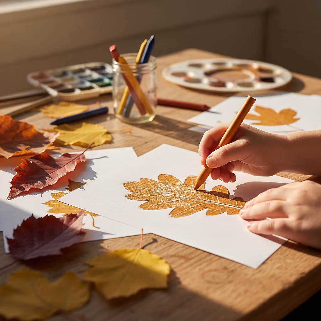 Kunst für Kinder: Herbstzeit
