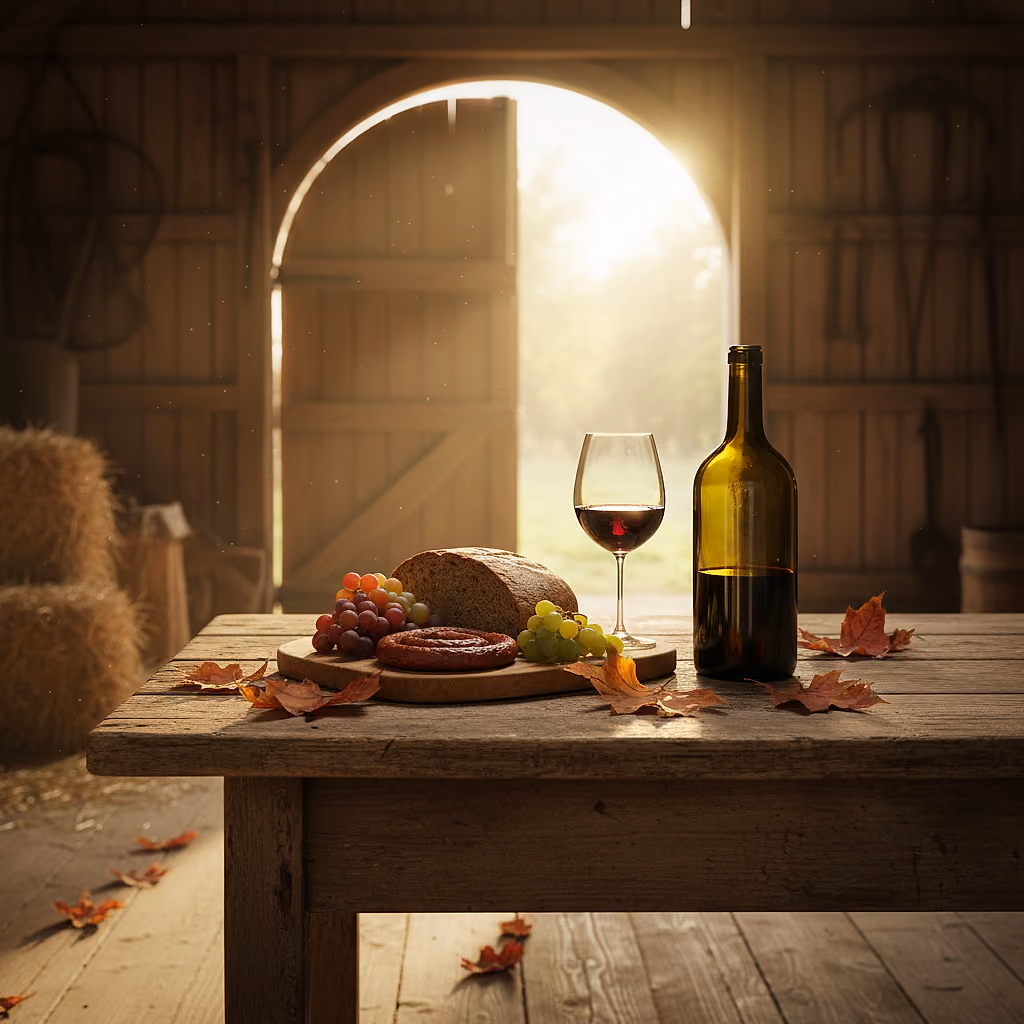 Weinherbst auf der Tenne