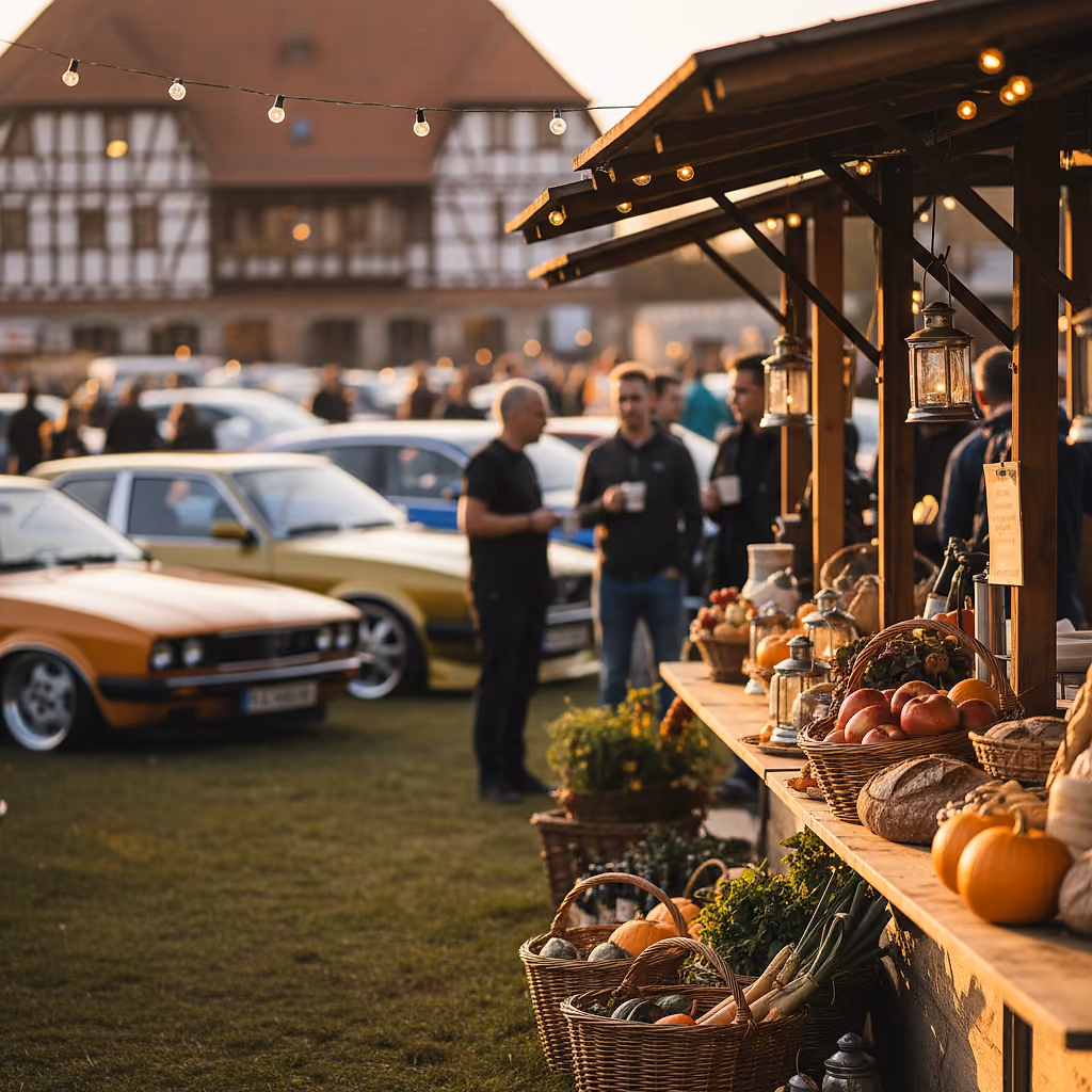 Saisonabschluss verkaufsoffener Sonntag Hausmesse Tuningtreffen Autotreffen