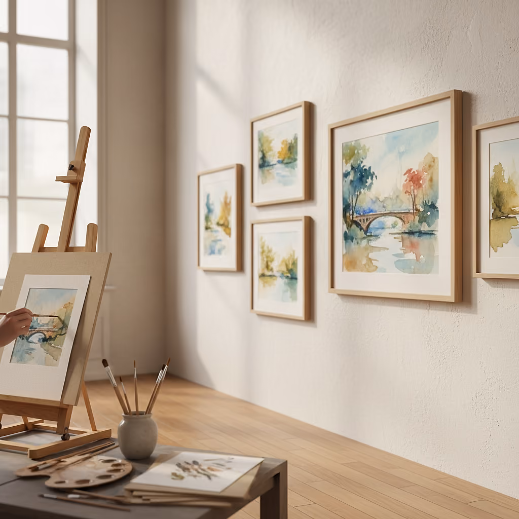 Alte Brücke - Aquarell-Workshop mit Olena Korchmynska