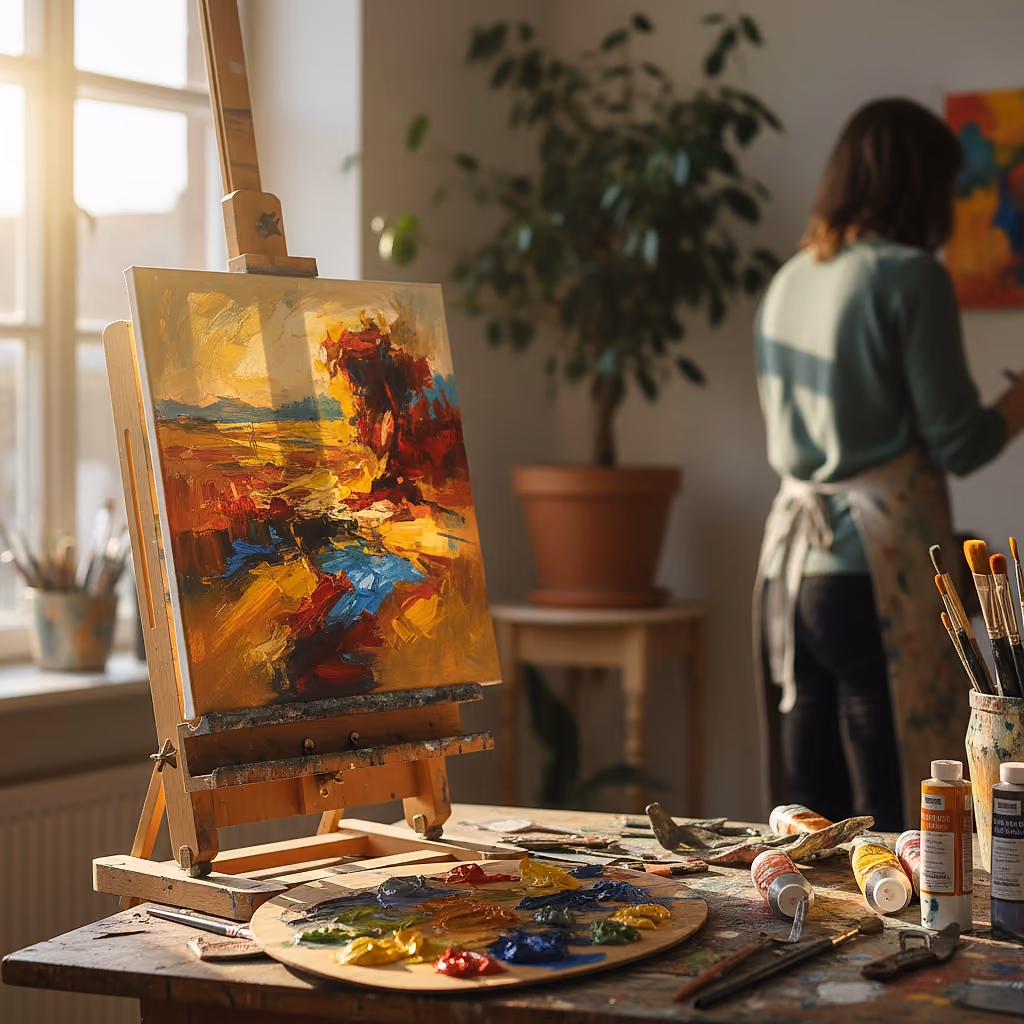Offenes Atelier mit Mike Adam im KunstQuartier