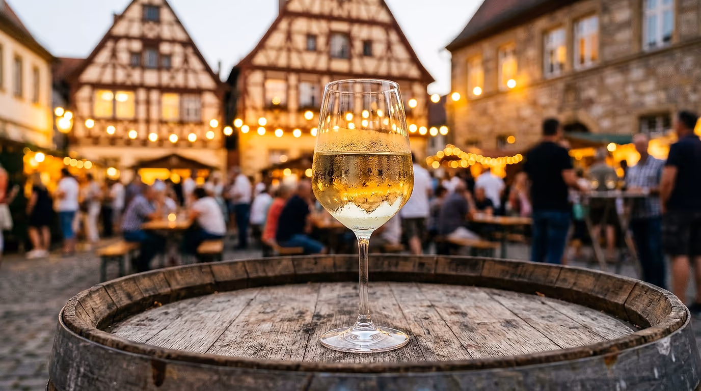 Weinfest in Frankens größter Weinstube
