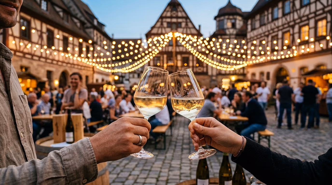 Weinfest in Frankens größter Weinstube