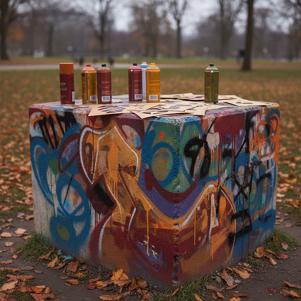Graffiti-Cubes | Sprayen in Schweinfurt