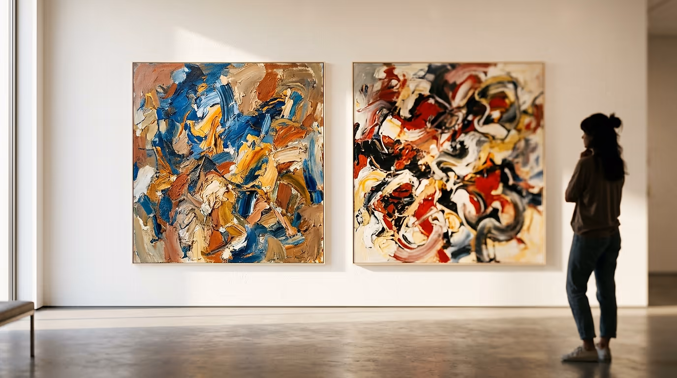 Kuratorinnenführung zur Ausstellung Kopfermann und Westpfahl "Dynamik und Farbe"