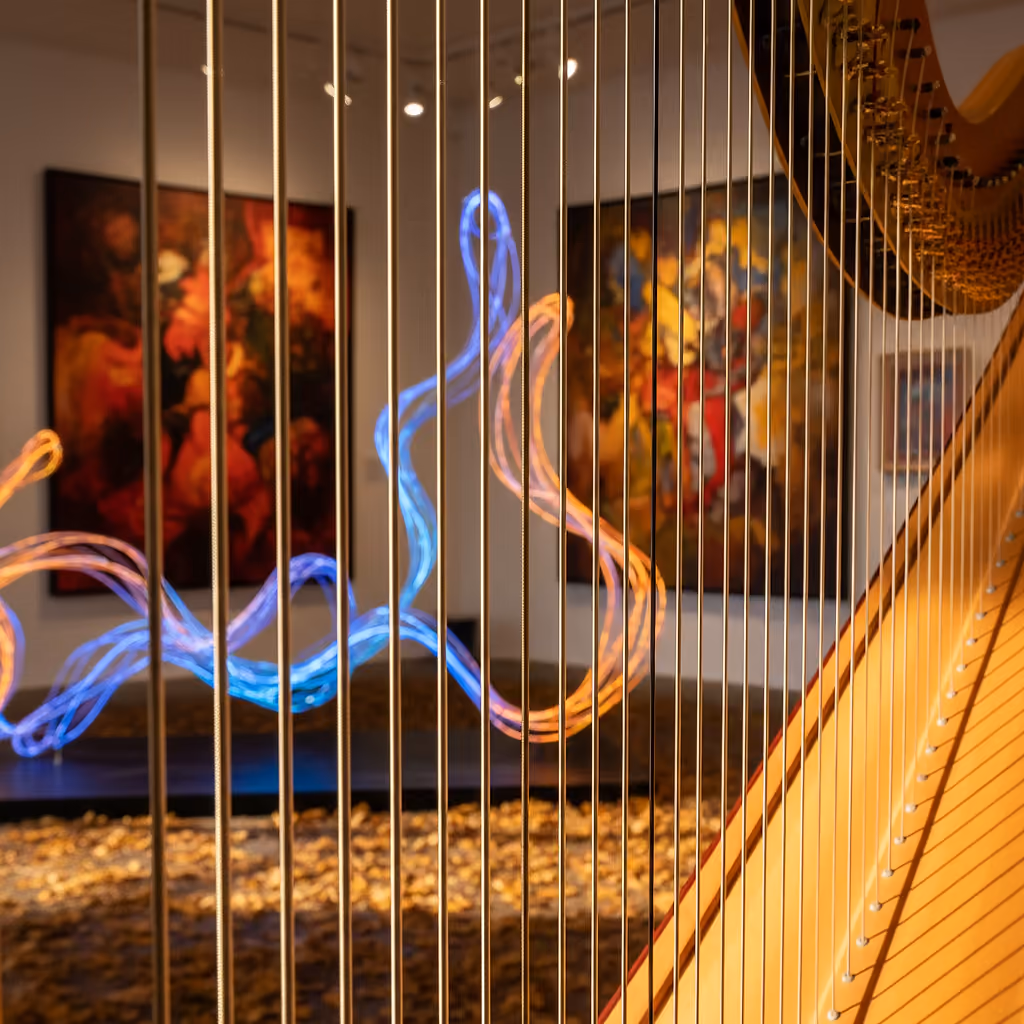 "Kunst, Magie & Harfenklang" zur Nacht der Kultur im KunstQuartier