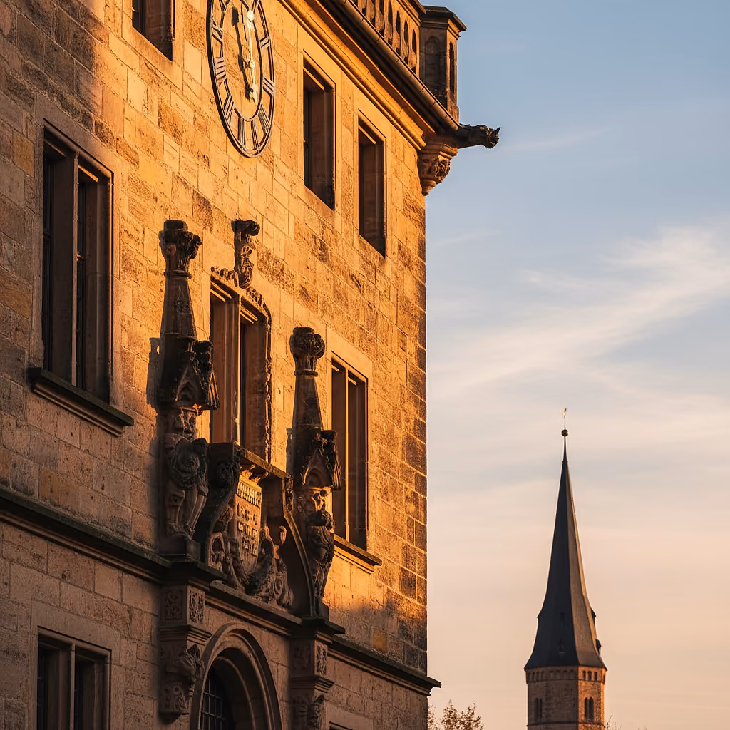 Schweinfurts Geschichte - Rathaus und Schrotturm
