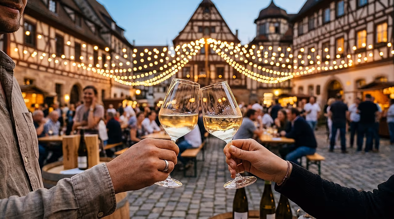 Weinfest in Frankens größter Weinstube