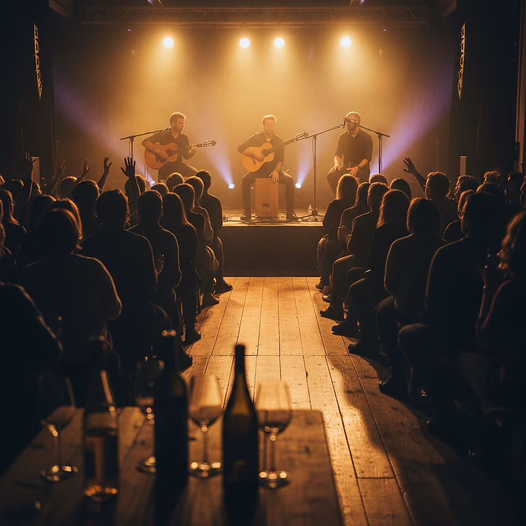 Benefizkonzert mit Tres con Pasión & Anke Katrin Glucharen bei WEIN & FRIENDS in Dürrfeld